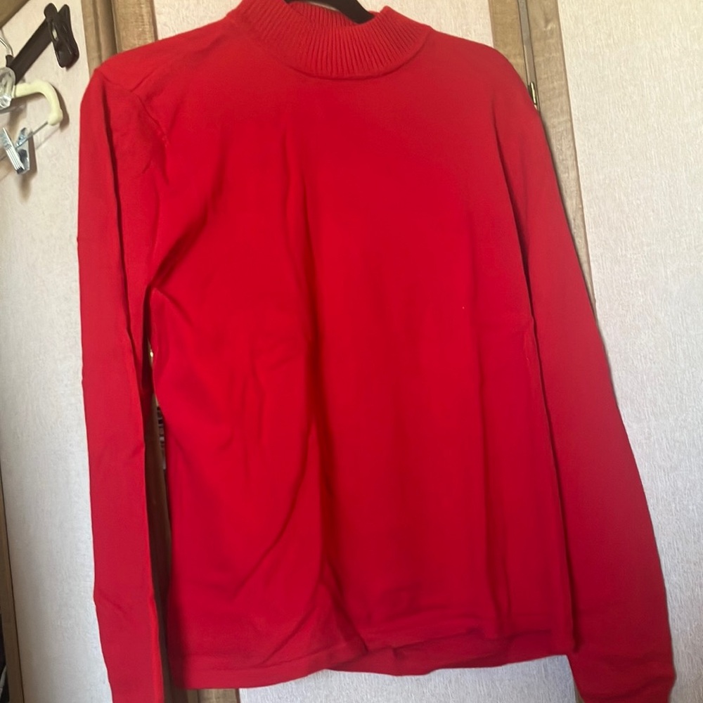 FINAL MARKDOWN Classic Red Liz baker Sweater xl